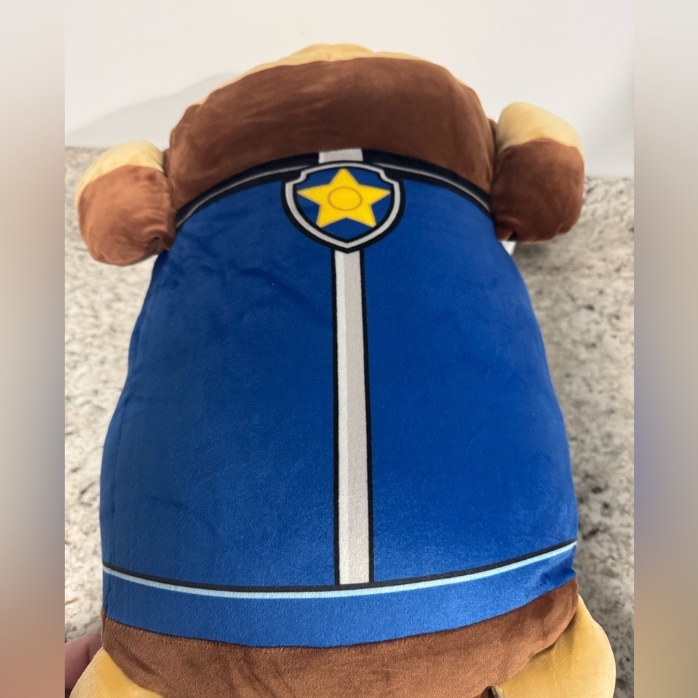 Paw Patrol 18” Jumbo Plush Sleepmallows Chase stuffed animal by Squishmallows - Picture 5 of 7